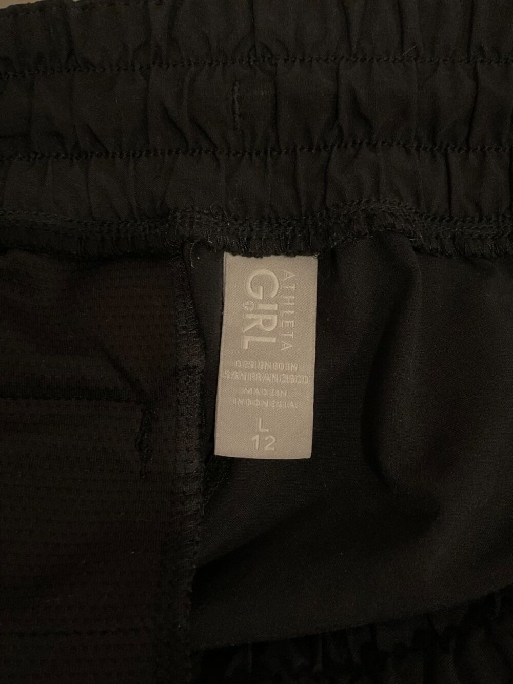Athleta Girl All Play 3" Shorts Black Size L (12) - Picture 6 of 7